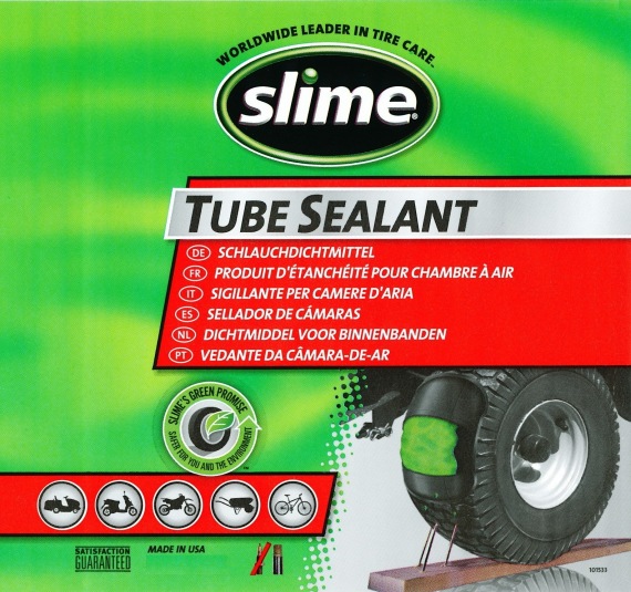 Slime tömlő tömítő termékcímke