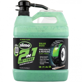 Slime 2 az 1-ben Prémium tömlő és gumiabroncs-tömítő folyadék, 3,8 liter