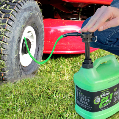 Slime 2 az 1-ben Prémium tömlő és gumiabroncs-tömítő folyadék, 3,8 liter