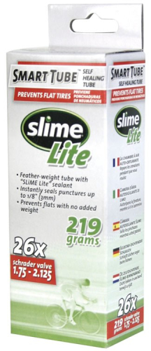 Slime defektgátló folyadékkal töltött könnyű belső gumi 26 x 1,75 - 2,125