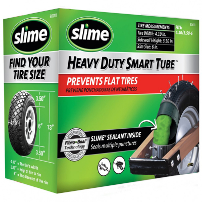 Slime defektgátló folyadékkal töltött talicska belső gumi 3,50/4,10 x 6