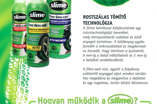 Slime gyors defektjavító termékek szórólapja 002